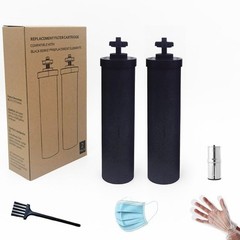 Replacement Water Filter Black Cartridge Compatible with Purification Elements
