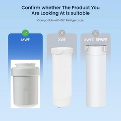 DESENRUIS MWF GWF 46-9991 MWFP Smartwater Fridge Water Filter Replacement