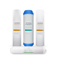 Standard 5 Stage Reverse Osmosis Water Filter Set GAC Sediment Polishing Inline
