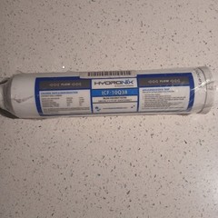 Sealed Hydronix ICF-10Q 38 Inline Coconut Filter 2,000 gal Quick Connect NEW