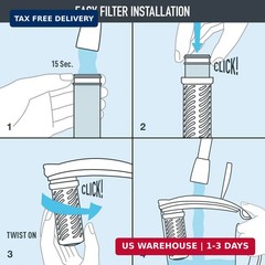 Brita Stream Replacement Water Filter for Stream Pitchers and Dispensers Only, W
