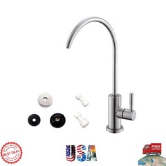 Easy Install Brushed Nickel Faucet for Kitchen Water Filtration Systems