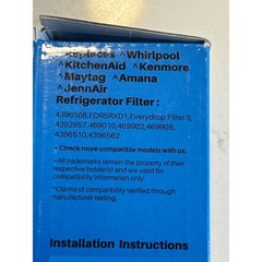 ICEPURE RWF0500A Refrigerator Water Filter Replaces Everydrop Filter 5 EDR5RXD1