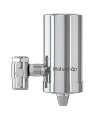 Waterdrop Stainless-Steel Faucet Water Filter,WD-FC-06 (1 Filter Included)