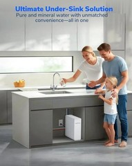 Reverse Osmosis Water Filter System 600 GPD 8-Stage Under Sink RO