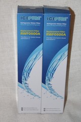 2PK IcePure RWF0500A Refrigerator Water Filter Brand New