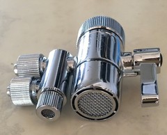 two way Faucet Diverter Valve for 3/8″ in & 2.5/8″ out FOR eSpring Amway NEW