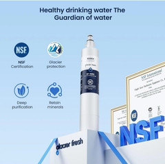 Glacier Fresh GF-009X Ice & Water Refrigerator Filter Replacement New