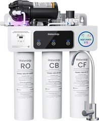 Waterdrop WD-T3-C Reverse Osmosis Water Filter, NSF/ANSI 372 Certified, 8-Stages