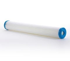 Whole House Sediment Pleated Water Filter, Washable & Reusable, 2.5″ x 20″, 5 μm