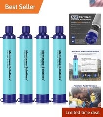 Ultra-Light Water Filter Straw – Emergency Preparedness & Family Adventures