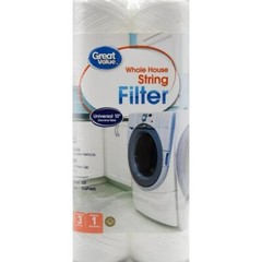 Great Value String Replacement Filter 2-Pack New