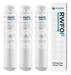 NOVETE EWF02 Water Filter Replacement PureSource Ultra II RWF0F 3-Pack