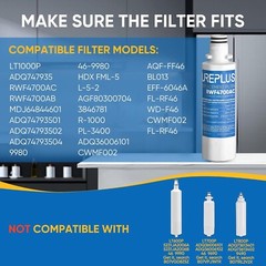 3-PACK PurePlus Refrigerator Water Filter RWF4700AC & Air Filters AF004 NEW/SEAL