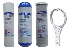 Universal Reverse Osmosis RO Replacement Set of 3 filter cartridges : Sedimen…
