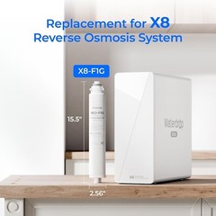 Waterdrop WD-F1G Filter,Replacement for WD-X12-Basic&WD-X8 ReverseOsmosis System