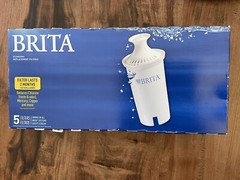 (5 Count Pack) Brita Model OB03 Standard Pitcher Replacement Water Filters NEW!