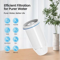 Water Filter Replacement for zero Pitchers and Dispenser (6 Pack)