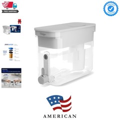 with ZeroWater Technology 32-Cup Water Filter Dispenser – Includes 5-Stage Ad…