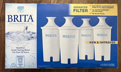 4 Brita Standard Replacement Filters for Pitchers and Dispensers ~ New & Sealed