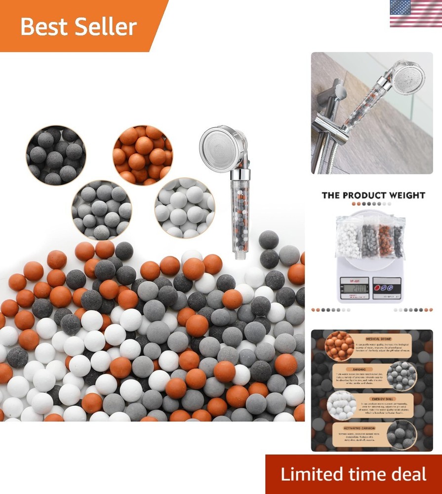 200g Anion Mineral Bead Filtration Stone Balls – Purify Your Shower Water
