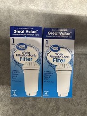 2 PACK Great Value Water Filtration Tank Replacement Filter for GVRWFT [G4]