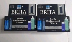 2x Brita Bottle Replacement Filters 2 pack BB06 Hard-Sided & Sport Bottles LOT