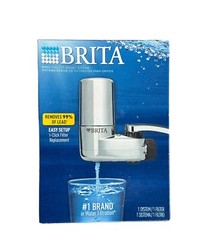 FILTRATION BRITA BASIC | WATER FAUCET FILTRATION SYSTEM —CHROME.