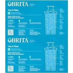 Brita Standard Water Filter 8 Count Replacement for Brita Pitchers Dispensers