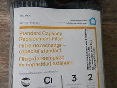 2 pack Whirlpool 149010 Standard Capacity Replacement Water Filters WHKF-WHWC