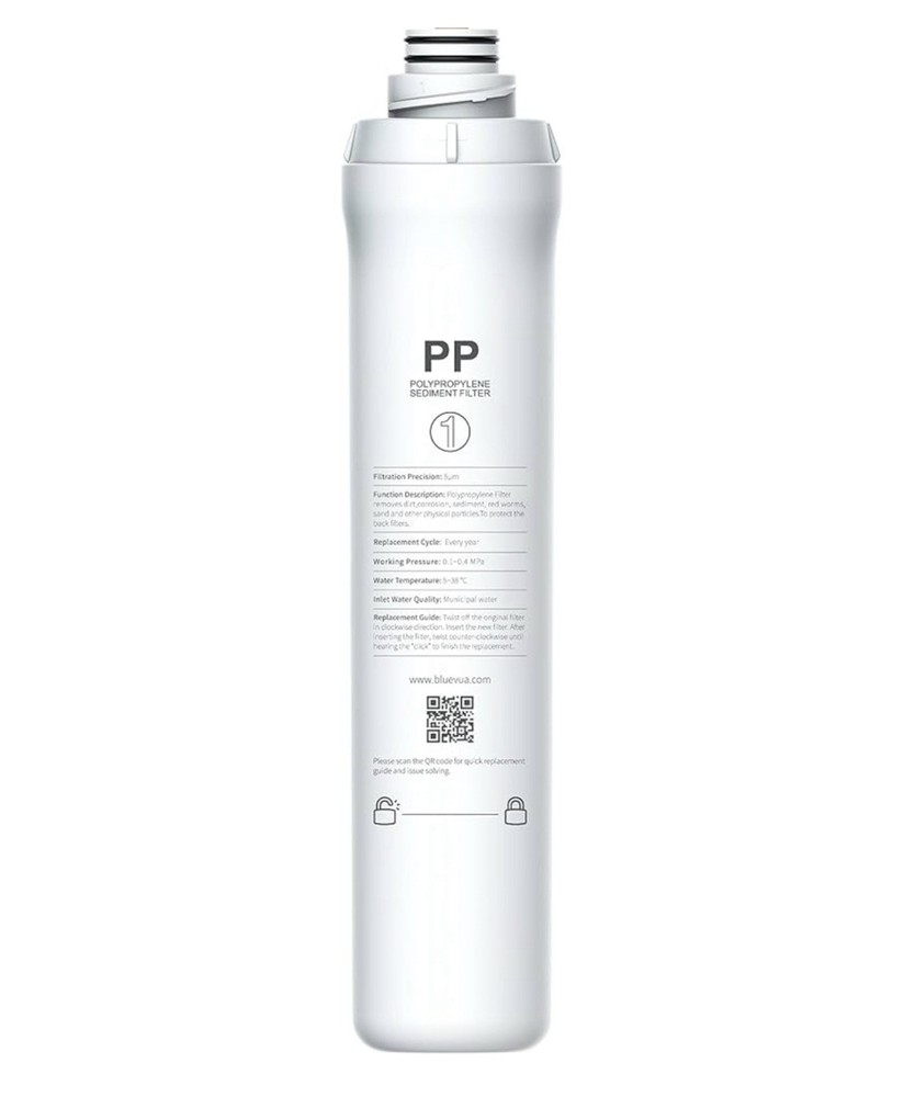 Bluevua ROPOT PP Replacement Filter RO100ROPOT – 1st Stage