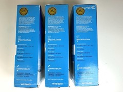 3 Pack Poseidon WFF8001 Refrigerator Water Filters: EDR4RXD1, UKF8001, Filter 4