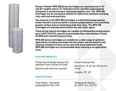 100 Micron White Sediment Filter for 20×4.5 Big Blue Water Systems