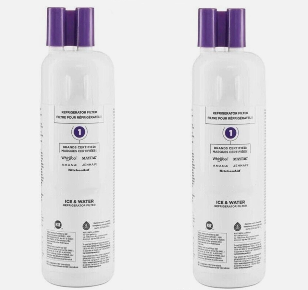 2 Pack EDR1²RXD1 W10295²370A Refrigerator By Ice and Water Refrigerator Filter