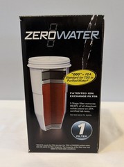 ZeroWater ZR-001 Replacement Water Filter – White BRAND NEW FACTORY SEALED Box