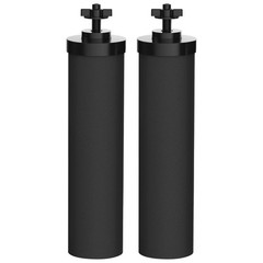 2PCS Water Filter Replacement for Berkey BB9-2 Water Filter Black
