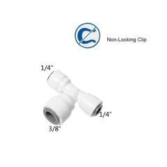 6 PCS NSF certified 3/8″ x 1/4″ x1/4″Push in Connect fitting for RO Water Filter