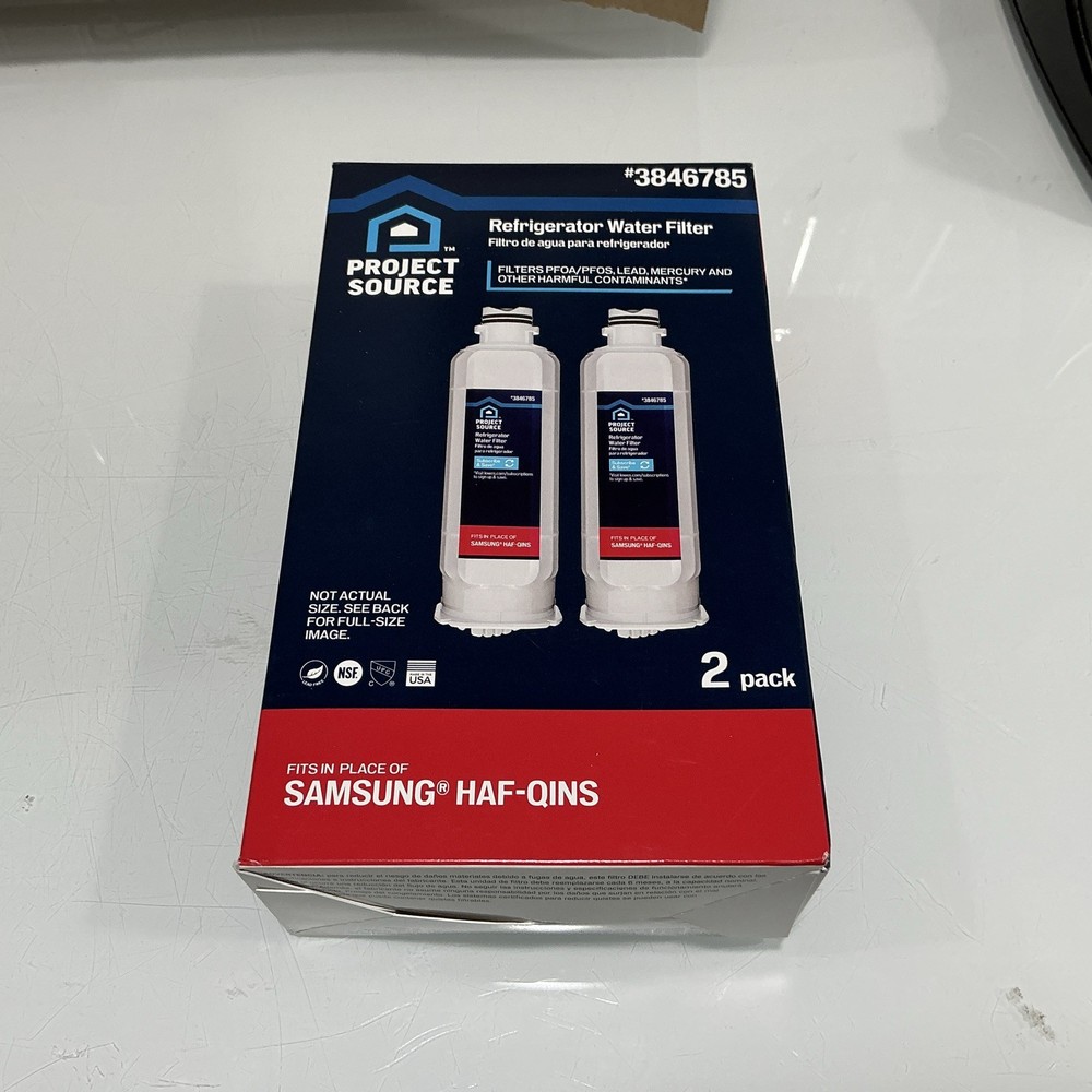 Project Source #3846785 Refrigerator Water Filter 2 Pack (Qty 24)