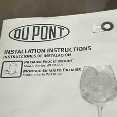 Dupont Premier Faucet Mount With 4 Phase 100 Gallon Filter Silver