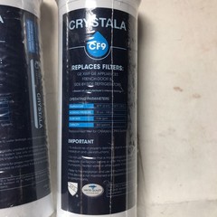 3-pack Crystala Replacement Water Filter CF9 compatible with GE XWF