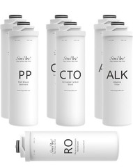 SimPure T1 Series 1-Year Replacement Filter Cartridge Pack Set for Model T1-400A