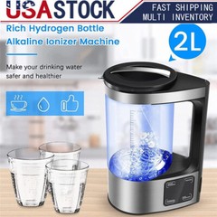 2L Hydrogen Water Generator Portable Water Ionizer Hydrogen-rich Water Bottle