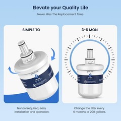 Effortless Water Quality: Samsung Filter Compatible with Aqua-Pure Plus – 1 Pack
