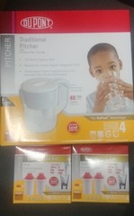 DuPont – Water Filter Pitcher and 5 Filters up to 1 year!! – BRAND NEW!!