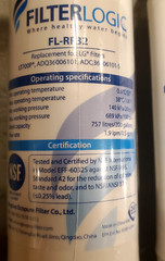 Lot of 3 FILTER LOGIC FL-RF32 -S LG LT700P Replacement Refrigerator FILTERS NEW