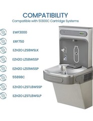 Waternium Water Filter Compatible with Elkay 51300C, 51299C, EWF3000 *12 Pack*