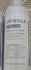 Crystala Filters Water Filter Replacement for Sub-Zero 4204490, 4290510…