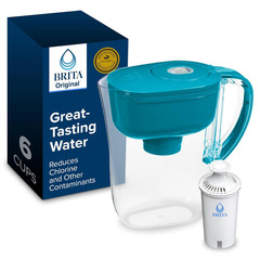 Metro Water Filter Pitcher with Smartlight Change Indicator, Bpa-Free, Replaces