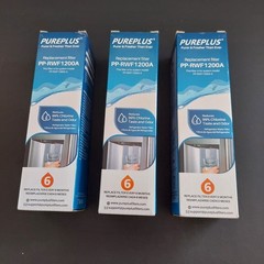 Set of 3 PurePlus PP-RWF1200A Refrigerator Water Replacement Filters – New