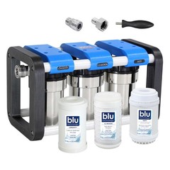 GoBluTech R3, RV Water Filter System, 0.2 Micron Filter for Campers